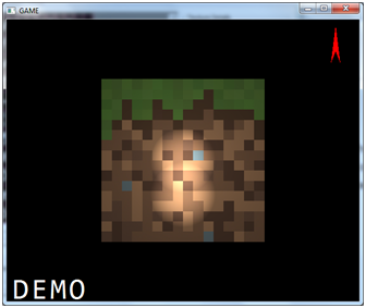 HUD with a compass